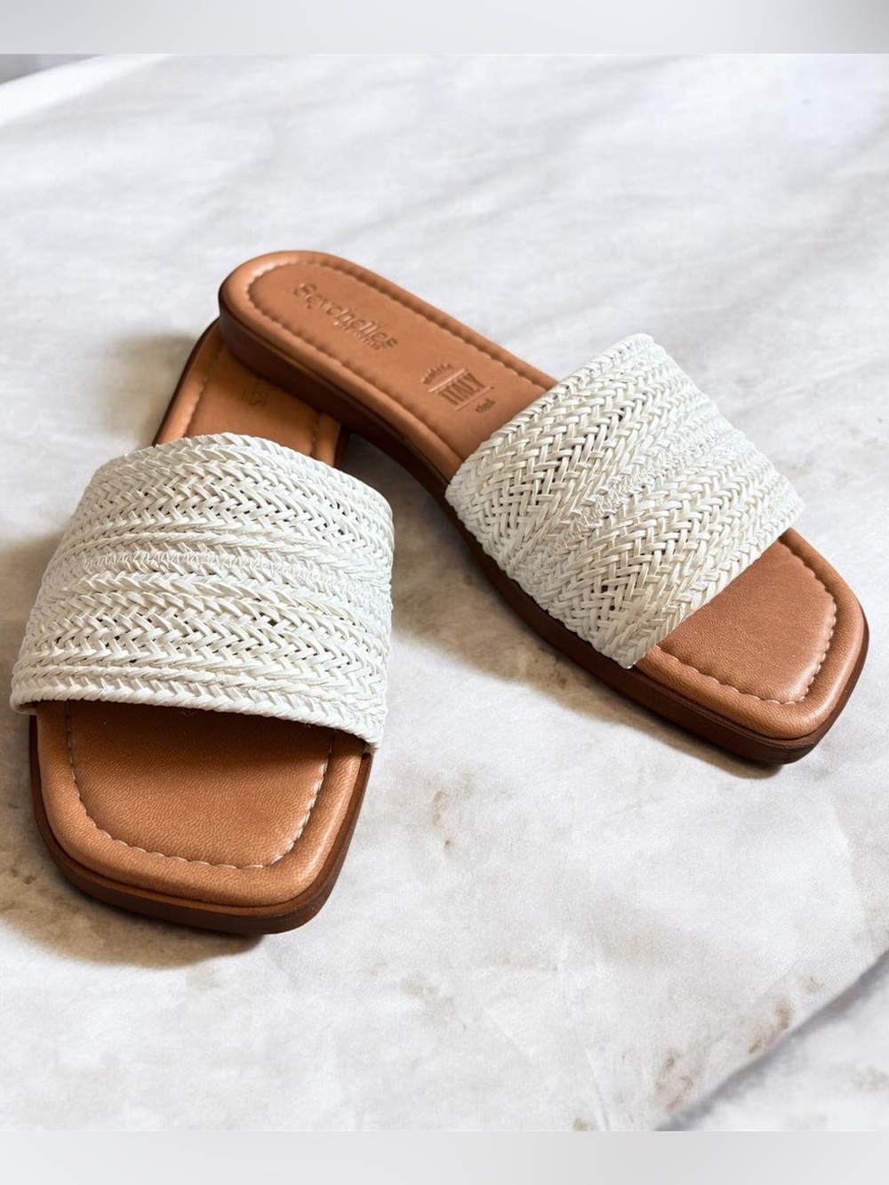Seychelles Palm Perfection Sandals White
